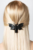Dead Moth Barrette - Black