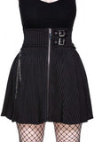Devil In Disguise Skirt - Pinstripe -