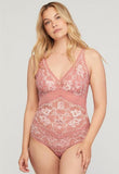 Blushing Tanga Bodysuit - Rose Clay/Blush -