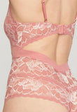 Blushing Tanga Bodysuit - Rose Clay/Blush -