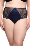 Fiamma High Waist Brief - Navy -