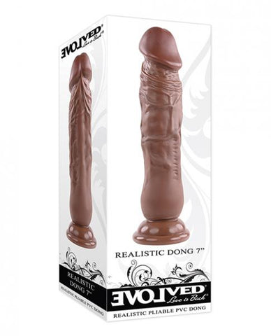 Evolved 7" Realistic Dong - Dark