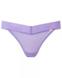 Glossies Tanga Thong - Violet -