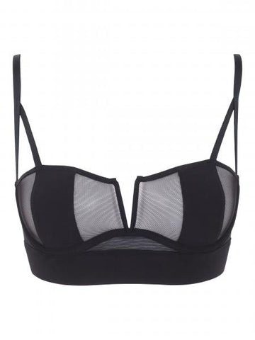 Matilda Underwire Plunge Bra - Black Star - – BB Store