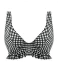 Check In Monochrome Uw High Apex Bikini Top -