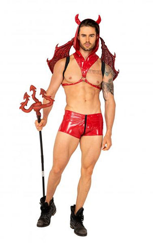 2 Piece Lucifers Desire Costume - Red -