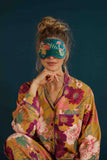Lavender Velvet Eyemask - Doe with Toadstools