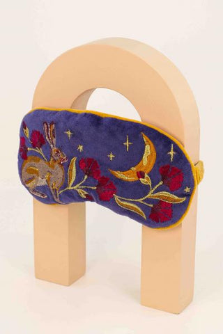 Lavender Velvet Eyemask - Hare at Midnight