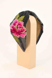 Embroidered Headband - Painted Peony