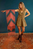 Ciara Cosy Chevron Scarf - Coral/Teal