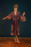 Trailing Wisteria Kimono Gown - Amethyst - One Size