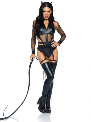 Criminal Kitty Bodysuit Costume - Black -