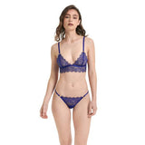 Grace Soft Bra - Surf the Web Blue -