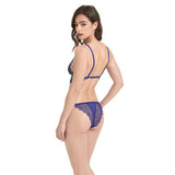 Grace Soft Bra - Surf the Web Blue -