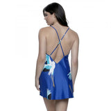 Adrienne Printed Chemise - Cranes -