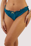 Cancerian Chiffon Star Sign Panty - Teal -