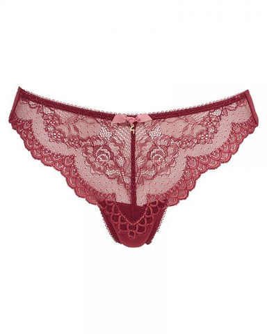 Superboost Lace Thong - Cranberry/Raspberry Sorbet -