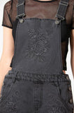 Blackbell Denim Overalls - Black -