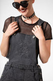 Blackbell Denim Overalls - Black -