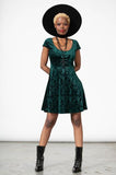 Devilry Skater Dress - Emerald -