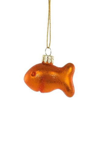 Small Fish Cracker Ornament - Orange