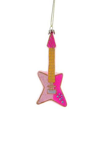 Electric Guitar Ornament - Pink