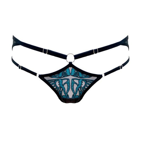 Monarch Bikini - Black/Blue -