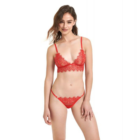 Grace Soft Bra - Tomato Red -