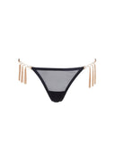 Aurora Thong - Black/Gold -