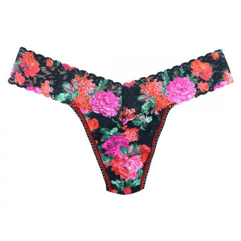 Printed Low Rise Thong - Autobiography - One Size