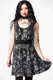 Spiritual Guide Skater Dress - Black -
