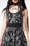 Spiritual Guide Skater Dress - Black -