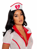 Three Piece Playboy Sexy Nurse - White/Red -