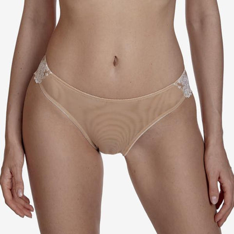 Tiramisu High Leg Panty - Beige/Vanilla -