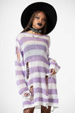 Viola Knit Sweater - Lilac -
