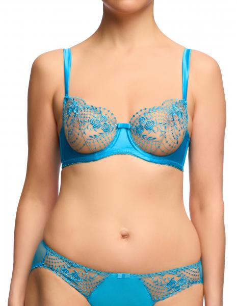 Julie's Roses Underwire Bra - Butterfly Blue - – BB Store