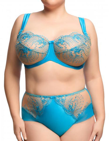 Julie's Roses Full Figure Bra - Butterfly Blue -