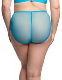 Julie's Roses High Waist Brief - Butterfly Blue -