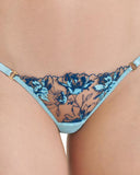 Calista Panty - Blue Topaz/Sheer -