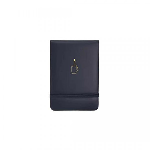 Middle Finger Pocket Journal - Black
