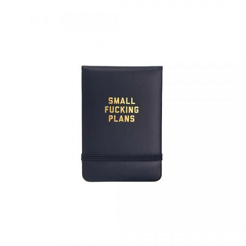 Small Fucking Plans Pocket Journal - Black