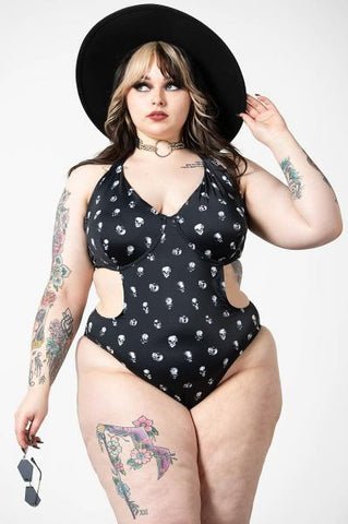 Rebel Fate Swimsuit - Black -