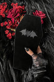 Velvet Casket Jewellery Box - Black
