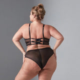 Dracona Bodice - Black/Butterscotch -