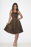 Leopard Halter Dress -