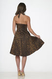 Leopard Halter Dress -