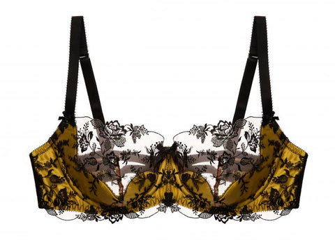 Victresse Balconette Bra - Chartreuse/Black -