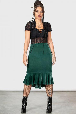 Drusilla Midi Skirt - Green -