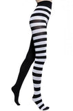 Ella Tights - White/Black - One Size