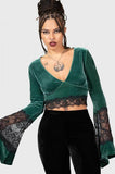 Naomi Long Sleeve Top - Green -